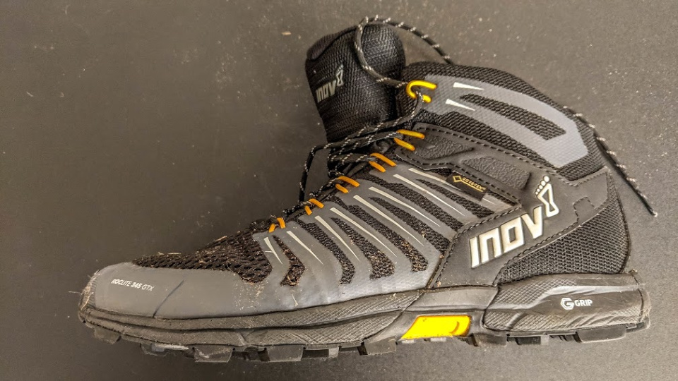 Lightweight Vegan Inov-8 Womens Roclite 345 GTX Waterproof Gore Tex Hiking Boots Mid Boot Fit