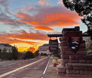 Zion National Park east entrance